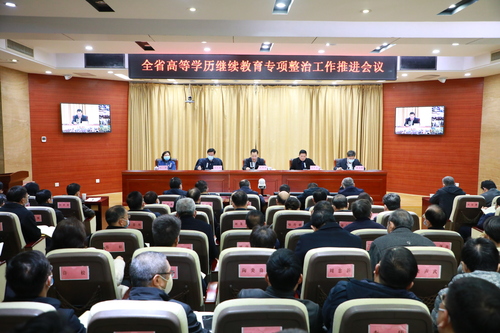 湖南召开高等学历继续教育专项整治工作推进会
