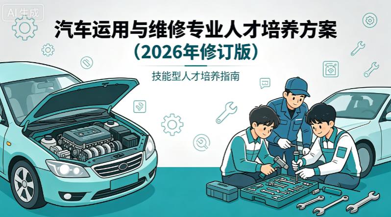 汽车运用与维修专业人才培养方案（2026年修订版）